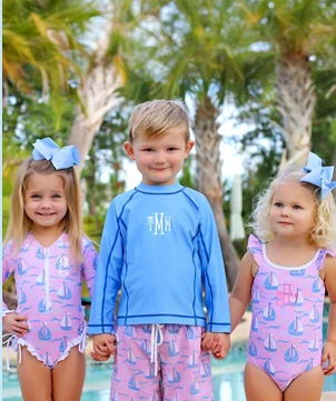Children's coordinated swimwear